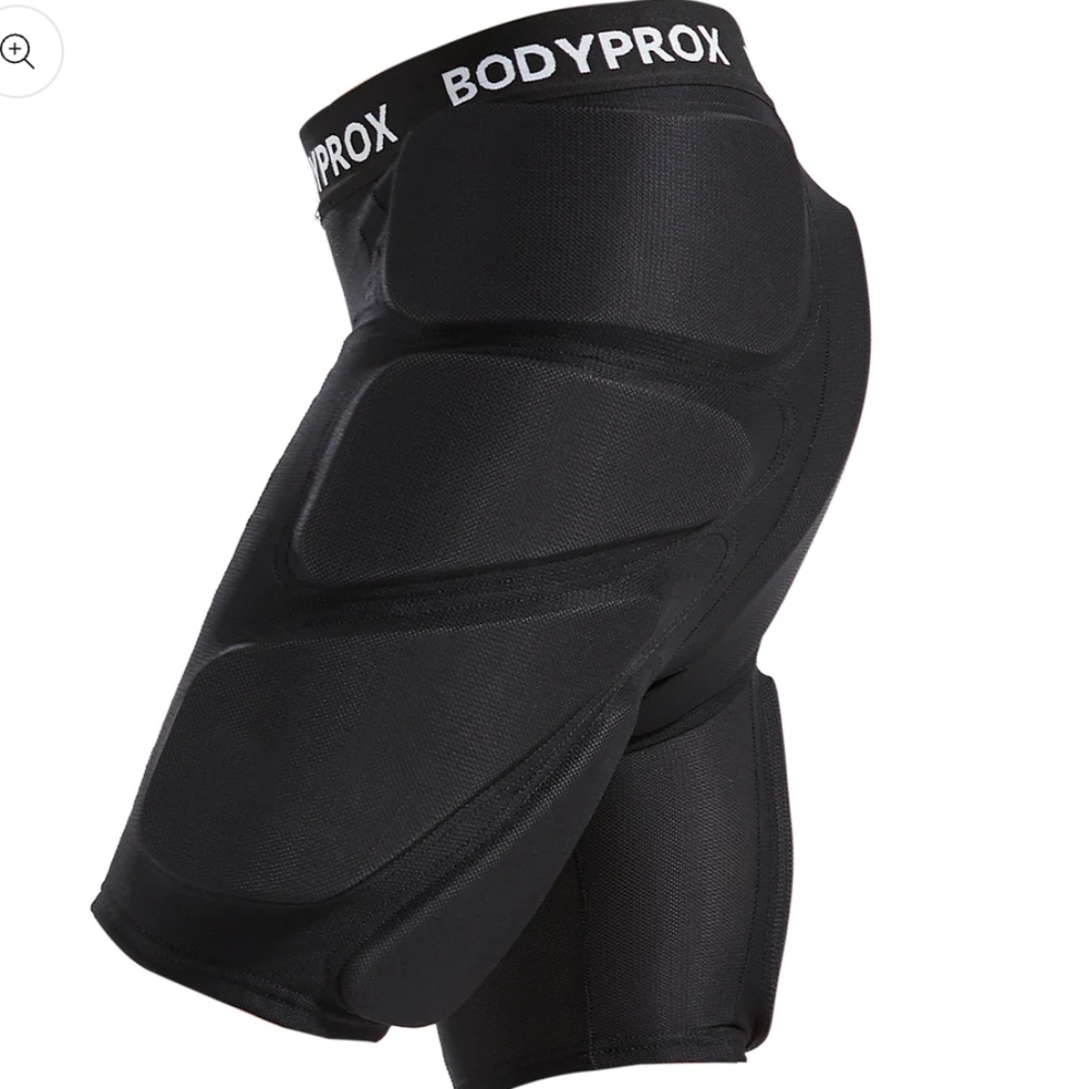 NWOT Bodyprox Unisex Protection Shorts with Padded Sides and Rear.  Size L
